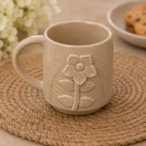 HANDCRAFTED SINGLE FLORAL MUG