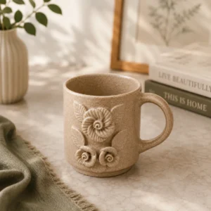 HANCRAFTED FLORAL MUG