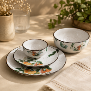 CASHEWNUT IVORY DINNER SET